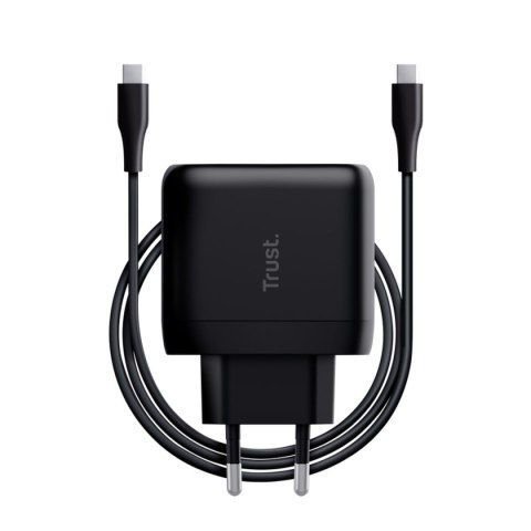 Ładowarka ścienna + kabel-USB-C Trust 24817 Czarny 65 W