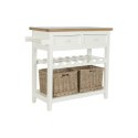 Console DKD Home Decor Beżowy wiklinowy Drewno paulowni 88 x 38 x 80 cm