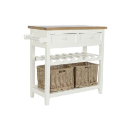 Console DKD Home Decor Beżowy wiklinowy Drewno paulowni 88 x 38 x 80 cm