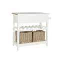 Console DKD Home Decor Beżowy wiklinowy Drewno paulowni 88 x 38 x 80 cm