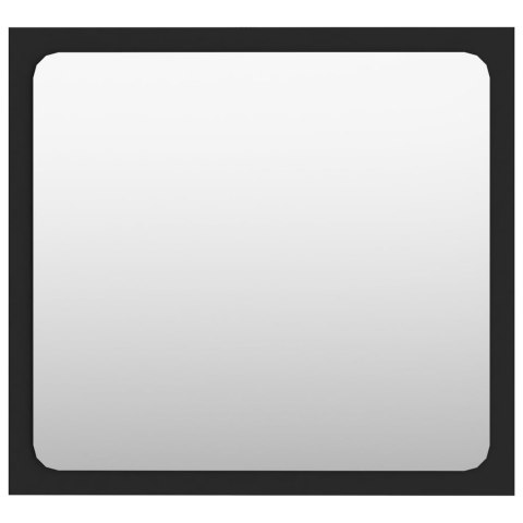 2-częściowy zestaw mebli łazienkowych, czarny, płyta wiórowa