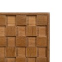 Stolik Nocny MARIGNI Czarny Naturalny Żelazo Drewno jesionowe Drewno MDF 51,5 x 42 x 56,5 cm