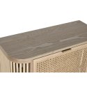 Szafka na Buty Home ESPRIT Złoty Naturalny Rattan Drewno świerkowe Tropikalny 70 x 29 x 115 cm