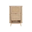 Szafka na Buty Home ESPRIT Złoty Naturalny Rattan Drewno świerkowe Tropikalny 70 x 29 x 115 cm