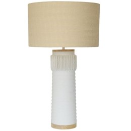 Lampa stołowa Home ESPRIT Płótno Ceramika 46 x 46 x 77 cm