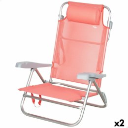 Składanego Krzesła Aktive 47 x 82 x 49 cm Flamingo (2 Sztuk)