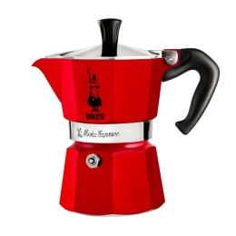 Włoska Kafeterka Bialetti Czerwony Aluminium 1 Kubek 50 ml