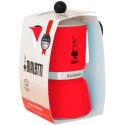 Włoska Kafeterka Bialetti Rainbow Czerwony Metal Aluminium 60 ml