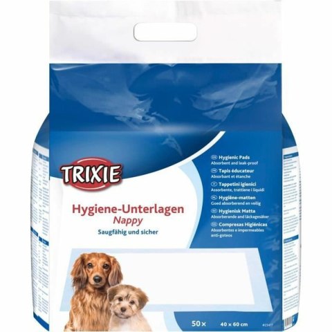 Podkładki dla zwierzt Trixie Puppy Nappy 40 x 60 cm Biały 50 Sztuk