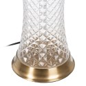 Lampa stołowa Złoty Płótno Metal Żelazo 40 W 220 V 35 x 35 x 69 cm