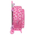 Torba szkolna z kółkami Barbie Love Różowy 33 x 42 x 14 cm