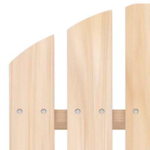 Krzesło ogrodowe Adirondack z podnóżkiem, drewno jodłowe