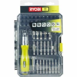 Bit set with screwdriver Ryobi RAK59SD 59 Części Mieszkanie Pozidriv Torx