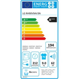 Suszarka kondensacyjna LG RH90V9AV3N 9 kg