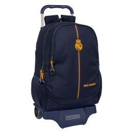 Torba szkolna z kółkami Real Madrid C.F. 2nd Kit 24/25 Granatowy 32 x 44 x 16 cm