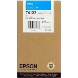 Oryginalny Wkład Atramentowy Epson C13T612200 Turkusowy