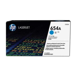 Toner Oryginalny HP 654A Turkusowy