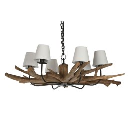 Lampa Sufitowa Home ESPRIT Żelazo drewno tekowe 130 X 130 X 35 cm