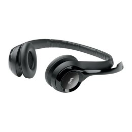 Słuchawki z Mikrofonem Logitech 981-000406 Czarny