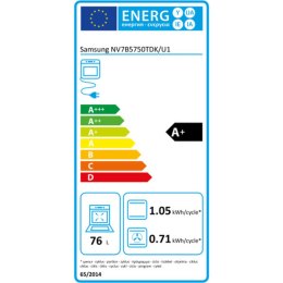 Piekarnik pirolityczny Samsung NV7B5750TDK/U1 3950 w 76 L