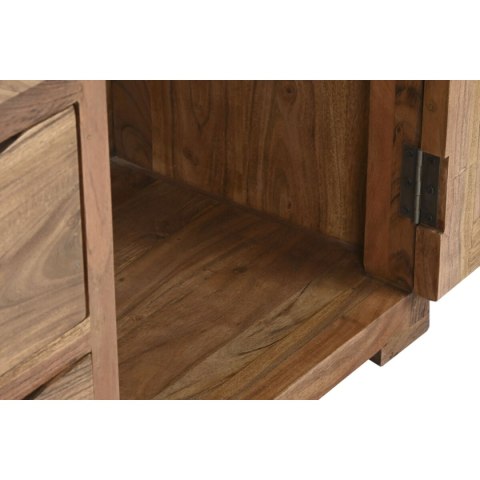 Ekspozytor stojący Home ESPRIT Brązowy Szkło Drewno akacjowe 140 x 45 x 180 cm