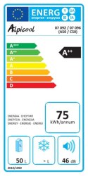 Box chłodzący ze sprężarką - 50 l