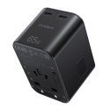 Szybka ładowarka podróżna wtyczka UE UK USA AUS 3xUSB 30-65W czarny