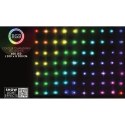 LAMPKI CHOINKOWE KURTYNA ŚWIETLNA ZEW/WEW 400 LED RGB 200X200CM Z PILOTEM MULTIKOLOR