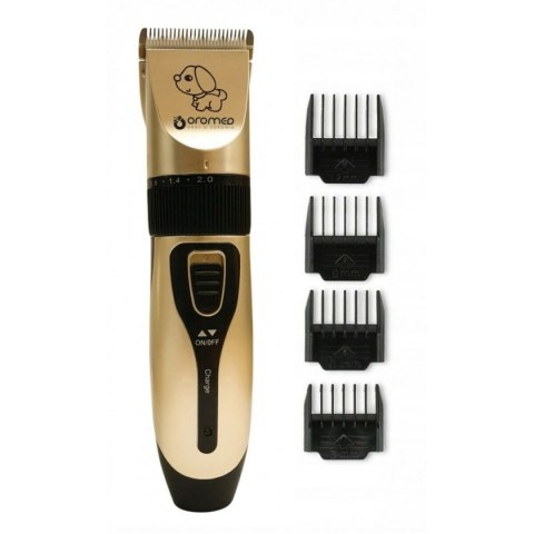 Trymer dla zwierząt domowych Oromed ORO-PET CLIPPER USB Złoto Ceramiczna 5 pasos