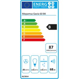 Okap konwencjonalny Mepamsa GAVIA 60CM NEGR