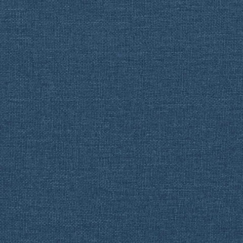 Fotel z podnóżkiem, niebieski, obity tkaniną