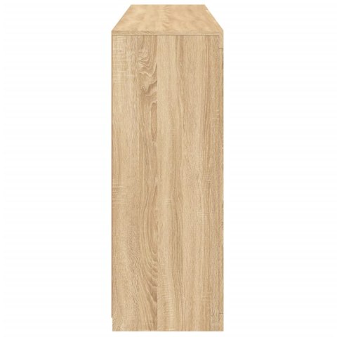 Szafki z oświetleniem LED, 3 szt., dąb sonoma