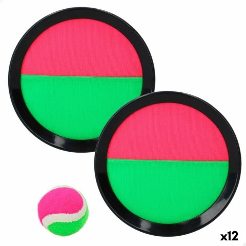 Zabawka Plażowa Colorbaby Catch Ball 20 x 2 x 20 cm Velcro (12 Sztuk)