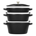 Garnek Zwilling La Cocotte Czarny Żeliwo 1 Części Ø 24 cm 1 kg 4,2 L (1 Sztuk)