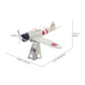 Piececool Puzzle Metalowe Model 3D - Samolot Mitsubishi A6M Zero