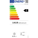 Zamrażarka skrzyniowa przeszklona do lodów mrożonek 445 l 248 W