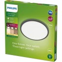 Plafon LED Philips Superslim Czarny 15 W