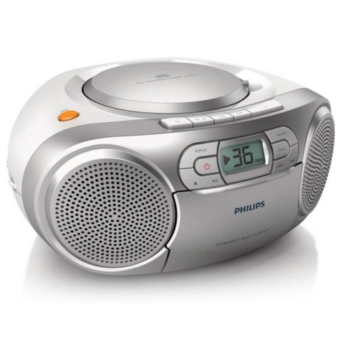 Radio Kasetowe Philips AZ127/12 FM 2W Srebrzysty