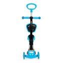 Hulajnoga trójkołowa balansowa led 3w1 świecące kółka - Niebieska ECOTOYS