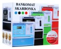 Bankomat z kartą Skarbonka 3+ czarny Interaktywne funkcje Tryb oszczędzania