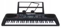 Keyboard dla dzieci 5+ Mikrofon Stojak na nuty USB MP3 Taktomierz 6159