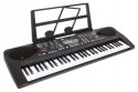 Keyboard dla dzieci 5+ Mikrofon Stojak na nuty USB MP3 Taktomierz 6159