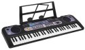 Keyboard dla dzieci 5+ Stojak na nuty Mikrofon + Nagrywanie Radio USB MP3