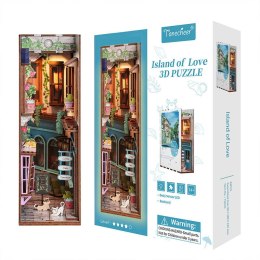 Tonecheer Składany Drewniany Model 3D LED - Book Nook Wyspa Miłości