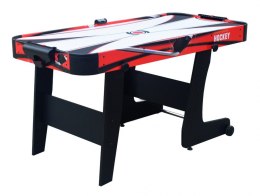 Cymbergaj dla dzieci + Stół do gry z MDF + Rodzinna gra Air Hockey czerwony