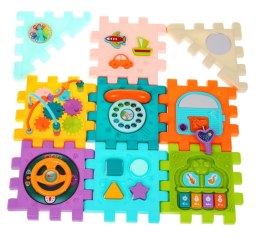 Multidomek sensoryczny dla dzieci 18m+ Mini gry 9 Puzzli + Sortery