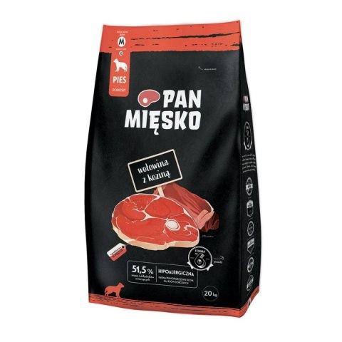 Karma PAN MIĘSKO M Wołowina 20 kg