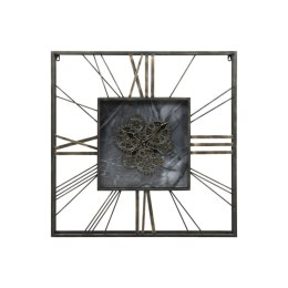 Zegar Ścienny Home ESPRIT Czarny Złoty Metal Szkło 80 x 8 x 80 cm