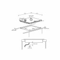 Płyta Indukcyjna Continental Edison 1 flex zone CETI4ZFLEXB1 2000 W