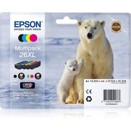 Oryginalny Wkład Atramentowy Epson 26XL Czarny